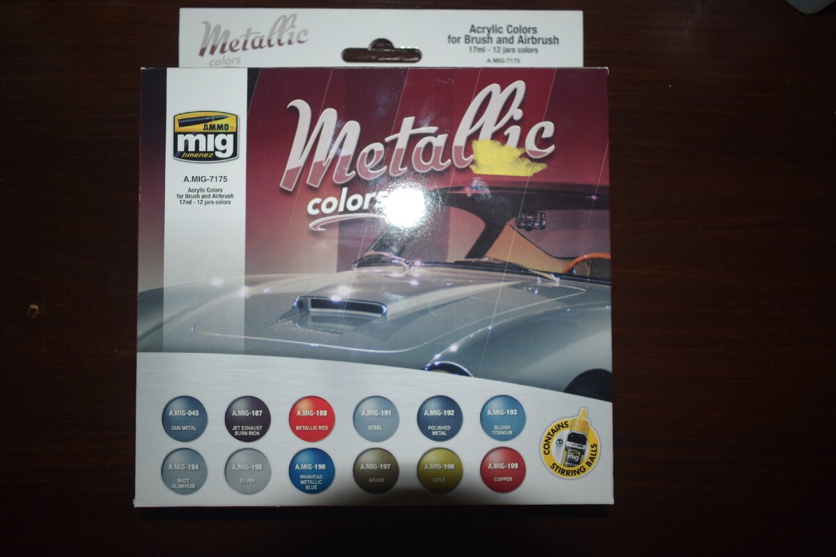 AMMO mig Metallic colors.