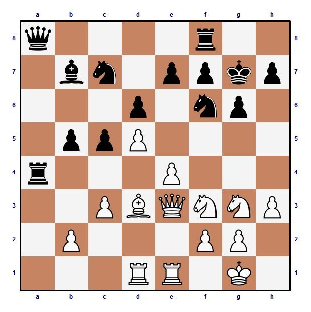 Позиция после 24-го хода чёрных...