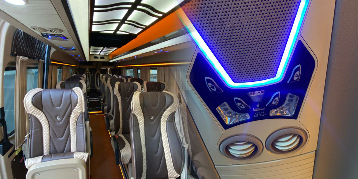 Салон Mercedes-benz Sprinter выполненный по индивидуальному заказу