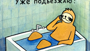 Художник который полюбился людям по всей России, из санктпетербурга рисует смешные комиксы про ленивца.