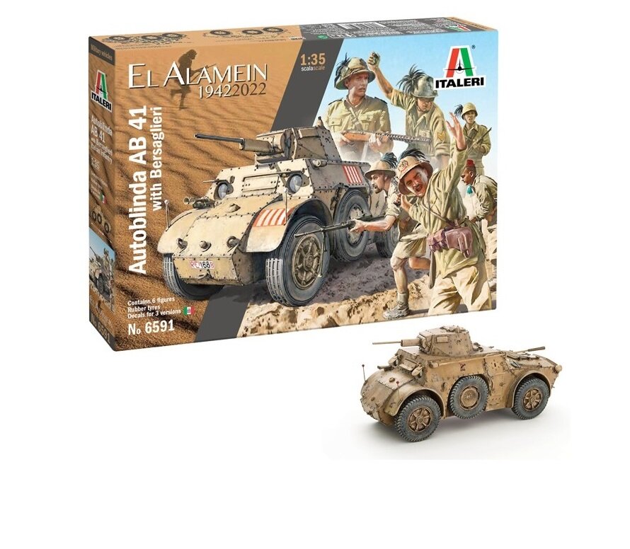 Итальянский бронеавтомобиль «Autoblinda AB 41» от компании «Italeri»