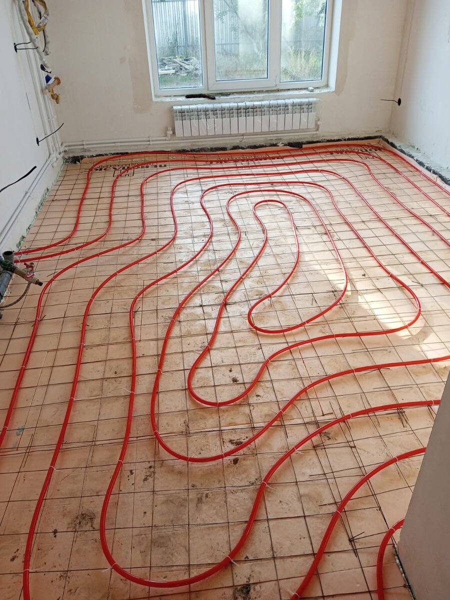 Кухня. Тёплый пол.