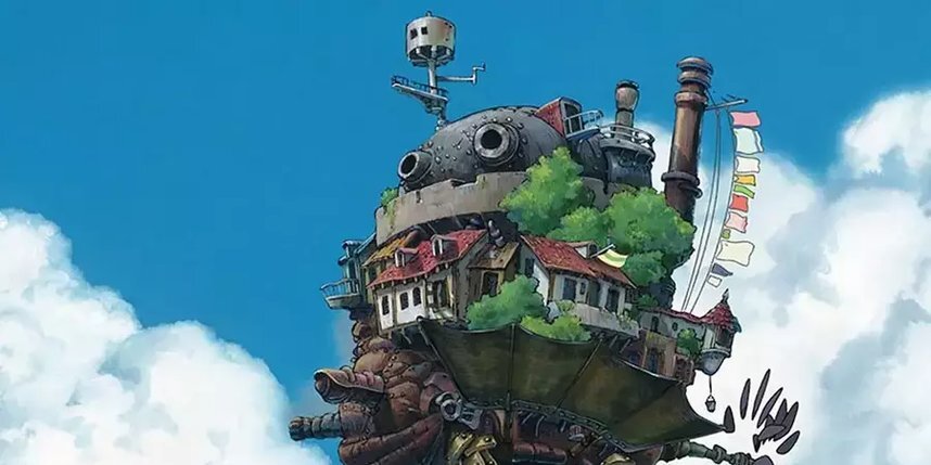    Кадр из мультфильма "Ходячий замок".кадр из мультфильма, Studio Ghibli