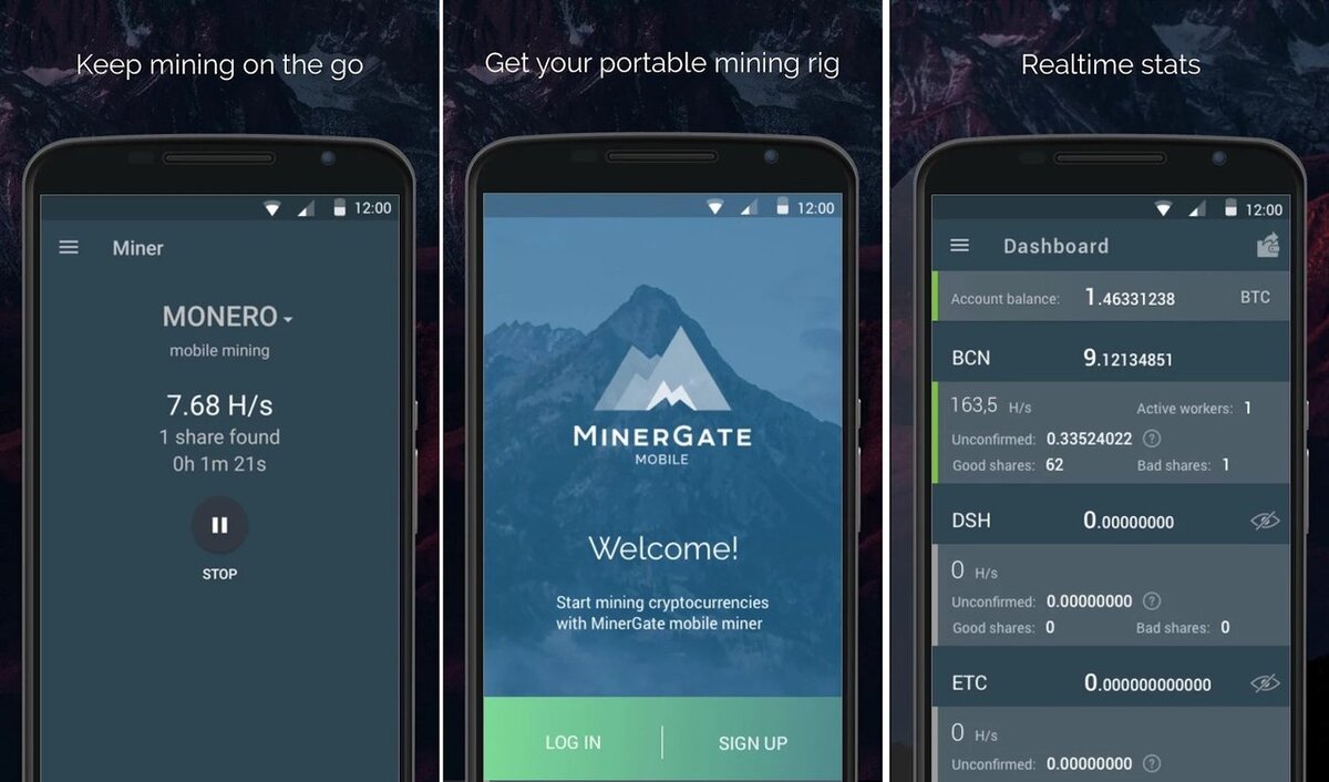 MinerGate – приложение для майнинга криптовалют с телефона или  телеприставки | SmartBabr | Дзен