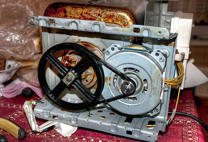 Ремонт хлебопечки Panasonic SD - сломана ось привода