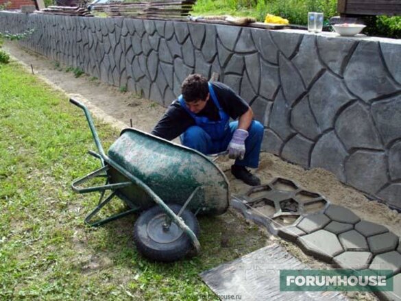 Форма для заливки садовой дорожки Тропинка см — Семена для Сибири