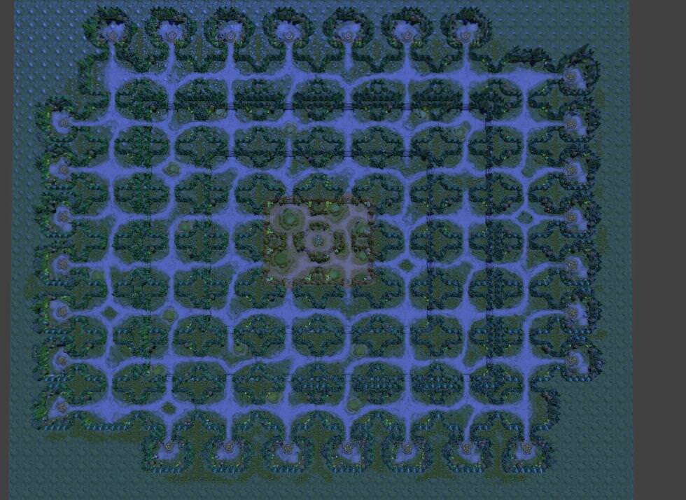 Карта «Пещер пустоши»