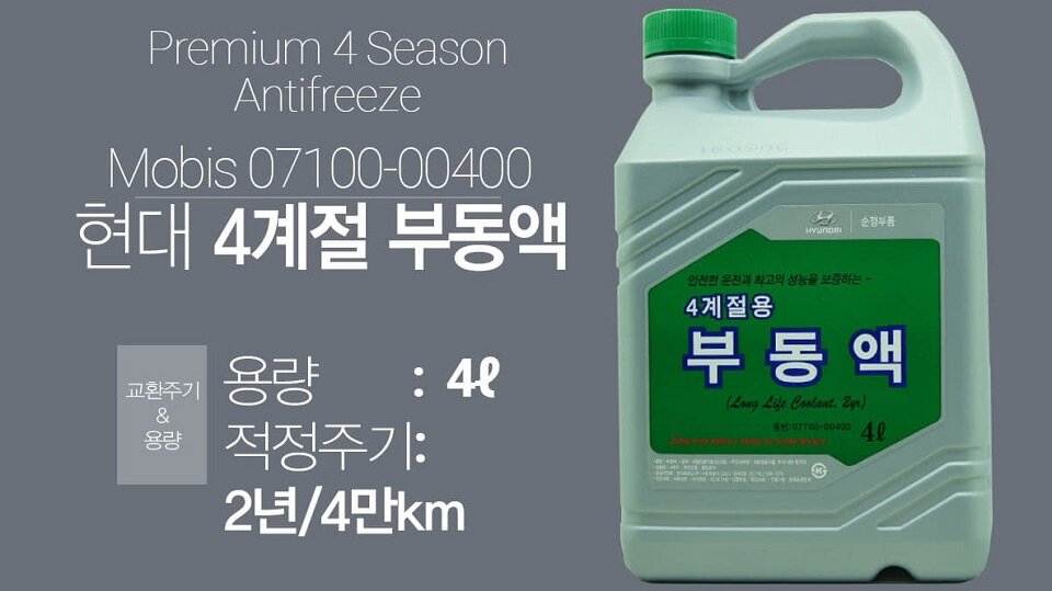 Hyundai Mobis Long Life Coolant 2 years (концентрат), произведенный на базе A-202.