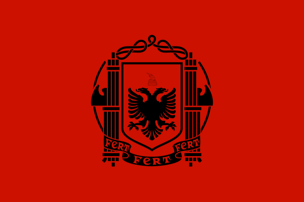Флаг Албании в период с 1939-1943 гг.