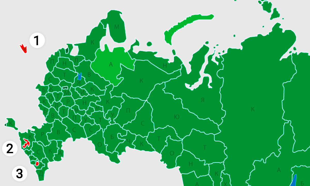 Кто сможет правильно указать, где на карте самый маленький субъект РФ? |  География | Дзен