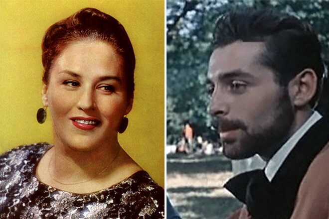   Две гениальные актрисы, две  красивые  женщины -  Людмила  Гурченко и Нонна Мордюкова, каждая, в свое время, были замужем за красавцем Борисом Андроникашвили .-5