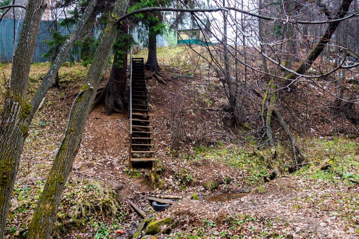 Ручей, впадающий в реку Язовая. Возможно где-то здесь место захоронения.