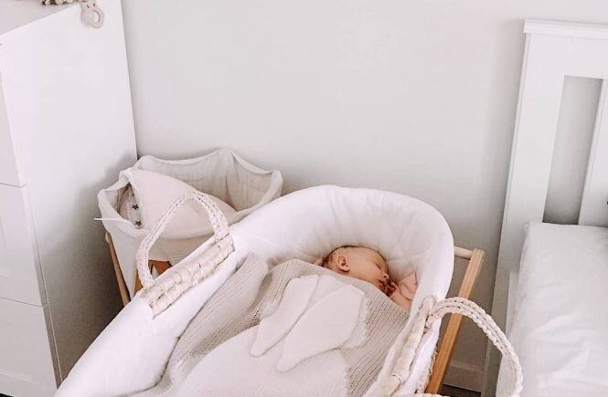 Плетеная детская кровать