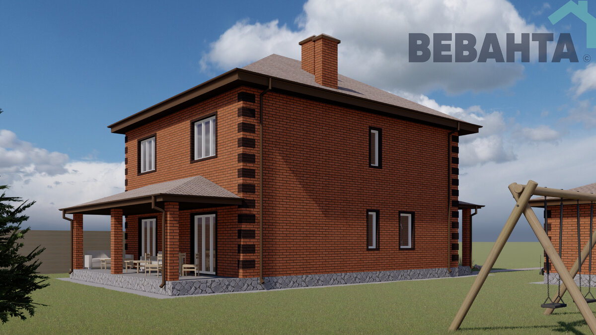 Отделка цоколя - плитняк "Серицит"