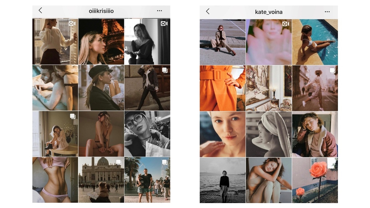 Примеры профилей