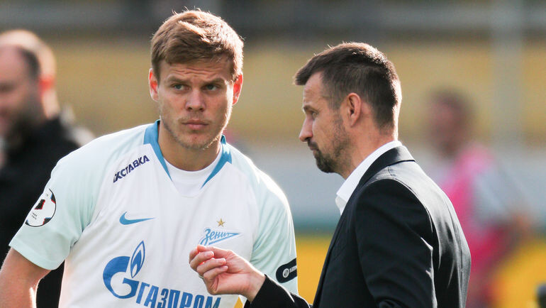 Кокорин и Семак. Источник: https://ss.sport-express.ru.