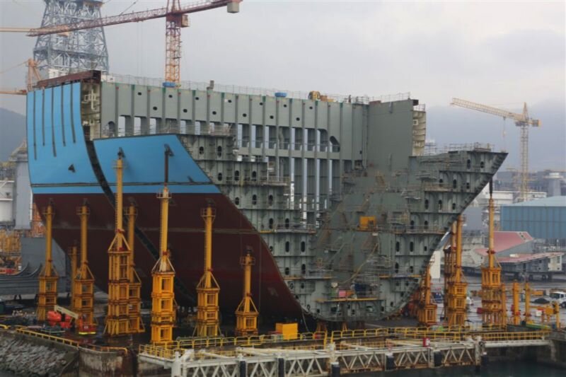 Строительство MAERSK MC KINNEY MOLLER