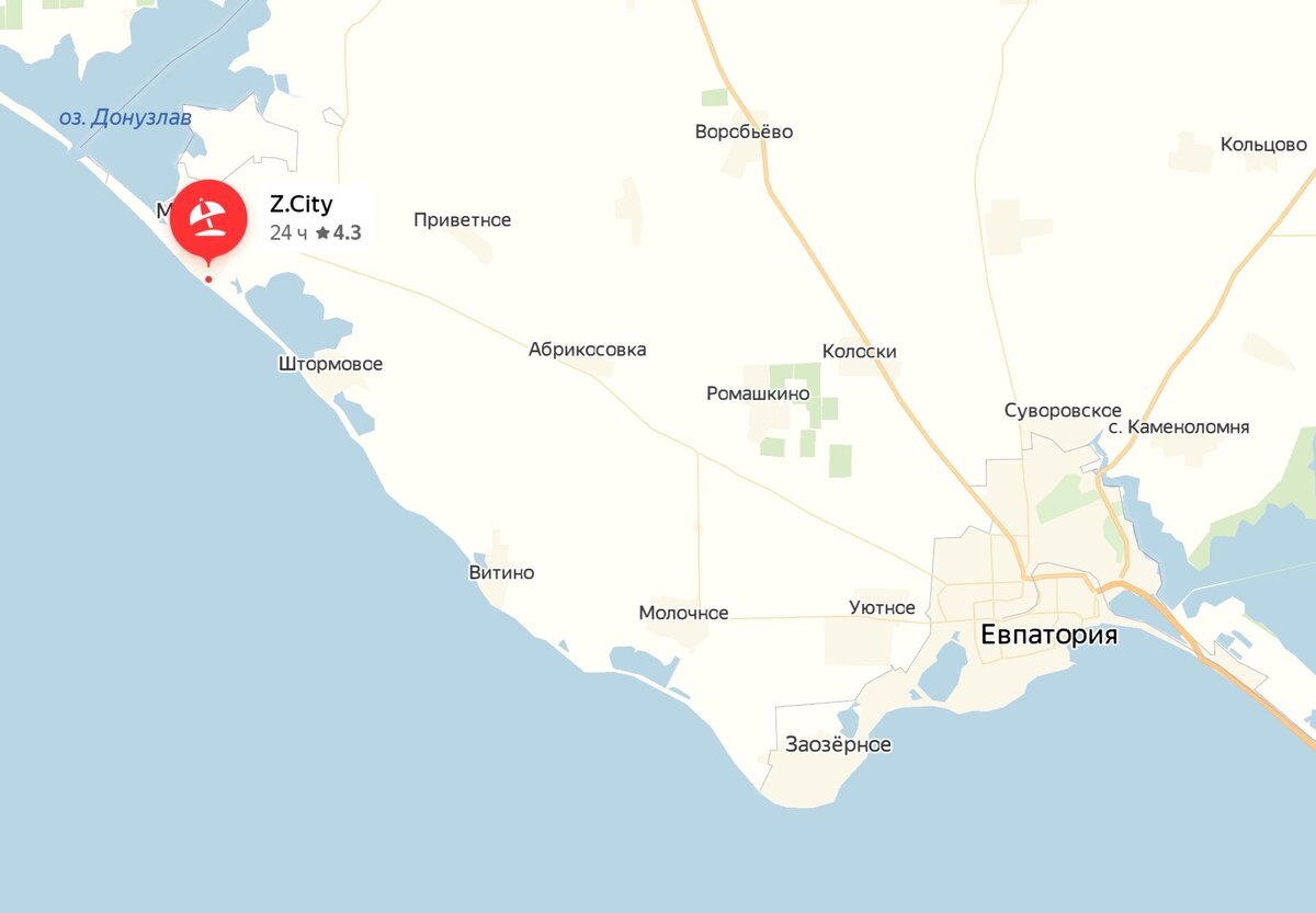 Село Поповка. Сакский район, Республика Крым, Россия  45.293927, 33.034103 