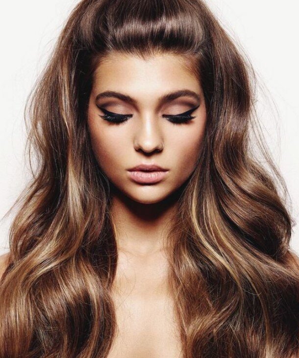 фото с сайта https://www.pembeseker.com темный карамельный цвет волос