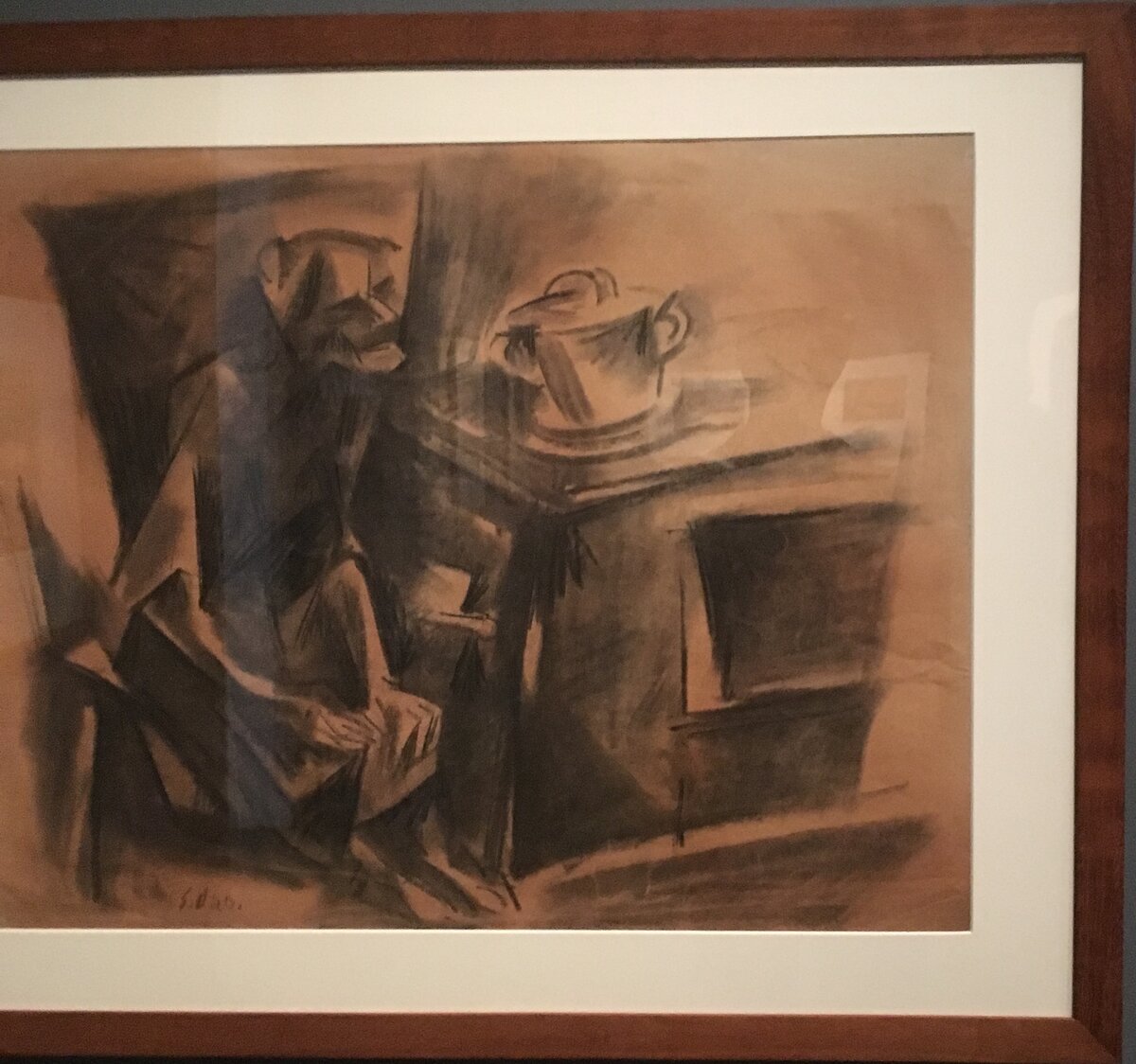 Арнольд Шмидт-Нихиол, 1893-1960, немецкий хужожник. Рабочая, 1920.