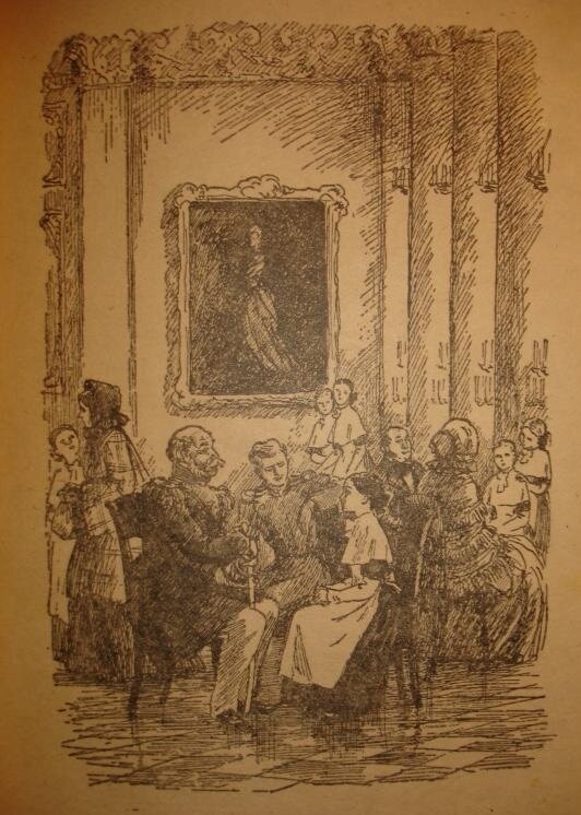 Иллюстрация из книги "На заре жизни", Е. Водовозова.