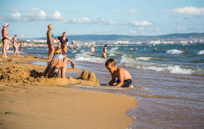 Пляж в районе Джемете