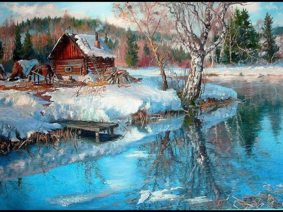 На Сороки день с ночью меряется, зима кончается, весна начинается