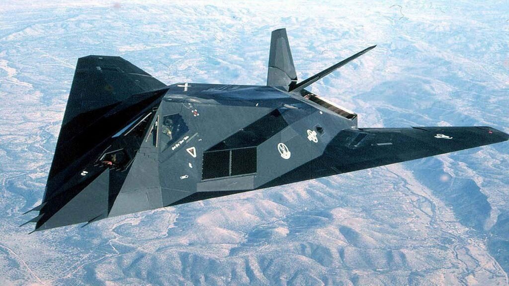 Lockheed F-117 Nighthawk на задании