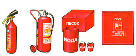 Первичные средства пожаротушения (источник tt-snab.ru)
