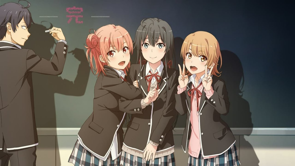 Моя школьная жизнь не удалась. Аниме Yahari ore no Seishun. Oregairu аниме. Yahari ore no Seishun Love comedy WA Machigatteiru аниме. Аниме моя Школьная романтическая жизнь не удалась.