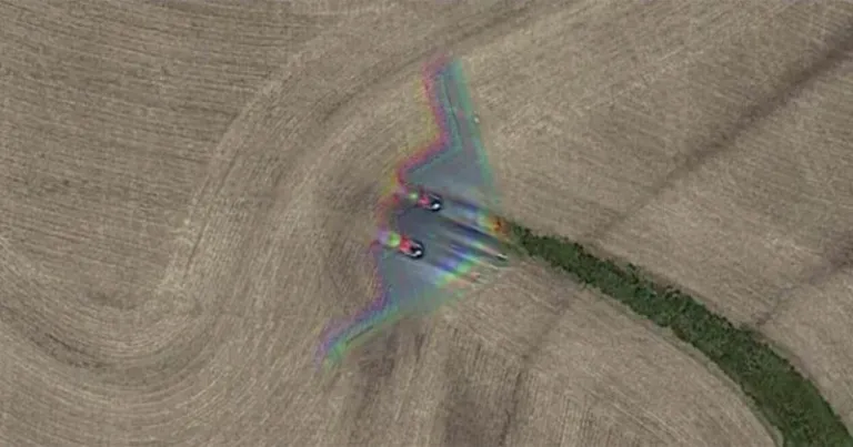 Изображение В-2, попавшего на фото Google Maps / Источник: Google Maps