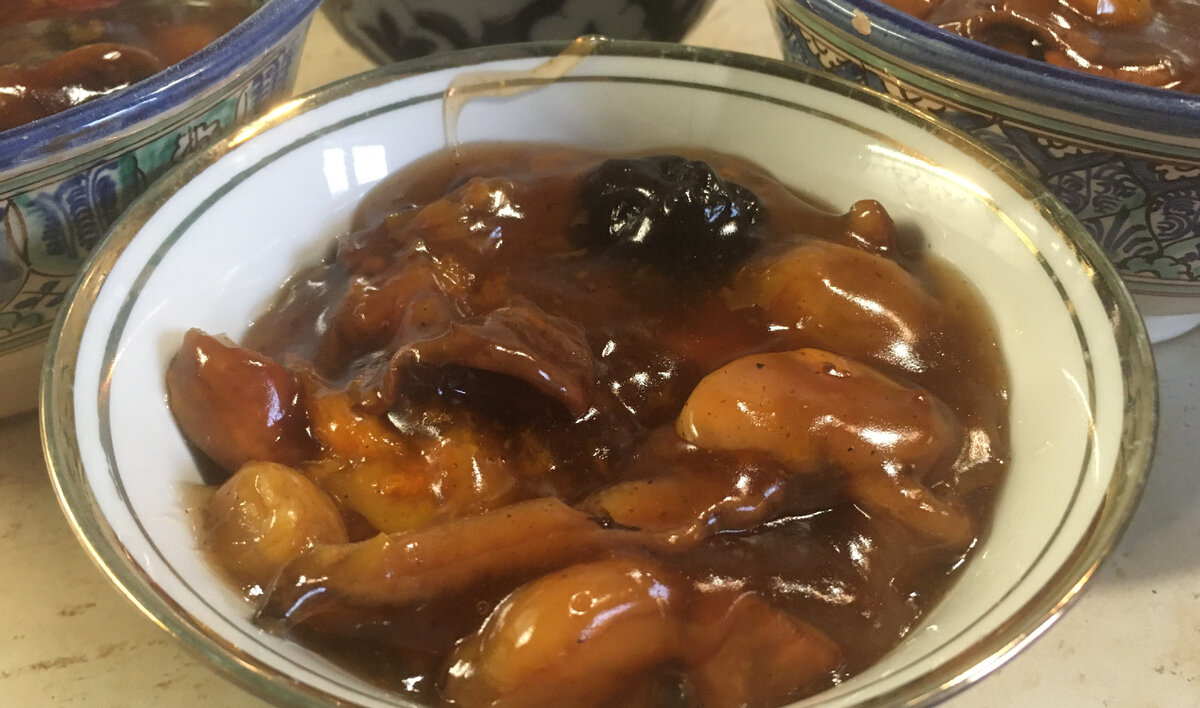 Готовый кисель из сухофруктов. Фото автора.