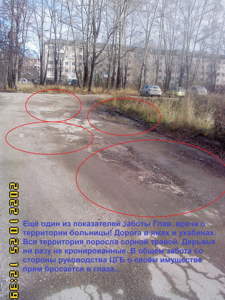 Дорога за Поликлиникой.