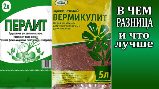 Перлит или вермикулит Чем отличаются и какой из них лучше использовать при выращивании рассады