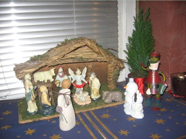 мой рождественский подоконник в 2011