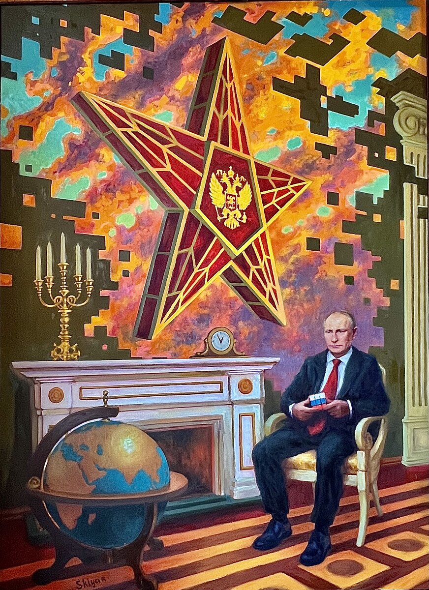 «Эпоха возрождения». Сергей Скляров, холост, масло, 1860х1350, 2022 год. Частное Собрание