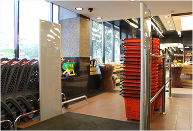 Бюджетный вариант акустомагнитной системы. Подходит для защиты узких проходов.