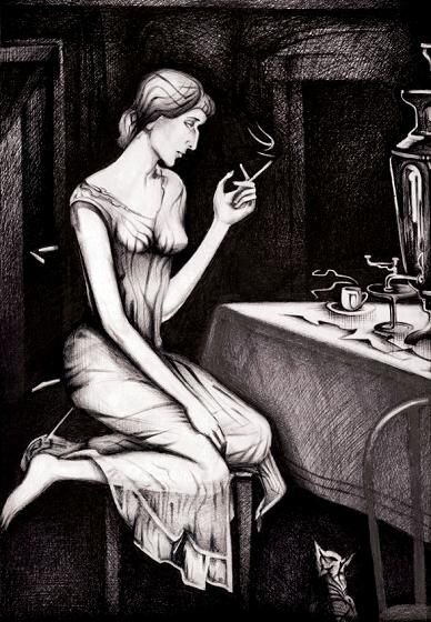 Елена Лисовская (Москва, р. 1981). Портрет Анны Ахматовой