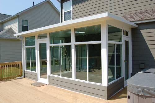  Закрытая веранда к дачному дому