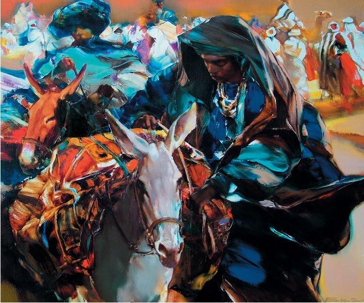 кочевники http://blokhin-art.com/ru/valery-blokhin/