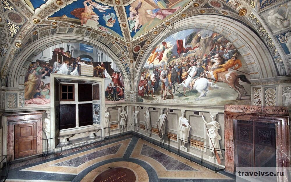 Станцы Рафаэля Станцами Рафаэля принято считать место в Папском дворце, насчитывающее 4 комнаты, внутри них нанесены фрески.