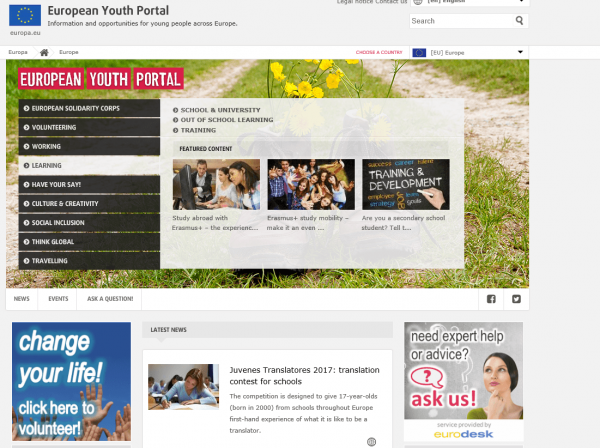 European Voluntary Service проект, который финасово поддерживает Евросоюз