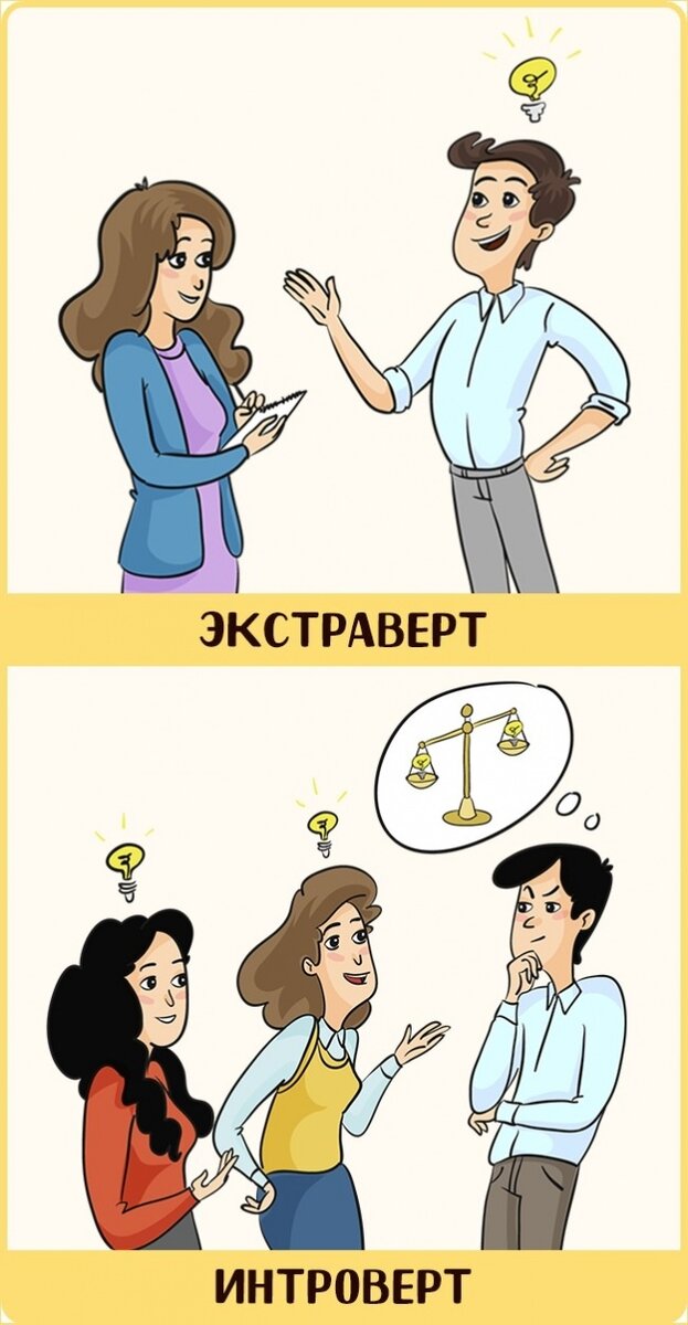 Экстраверт в картинках