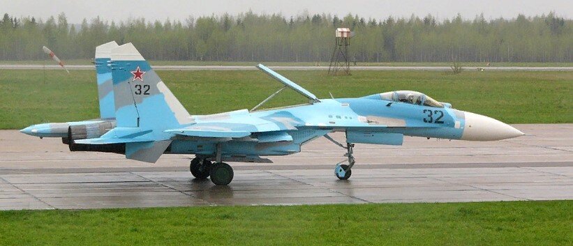 Аэротормоз на Су-27
