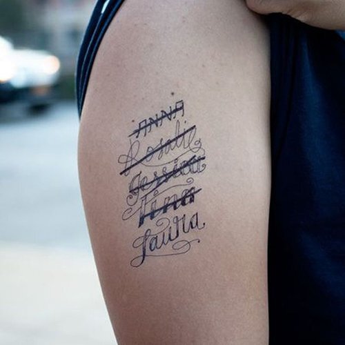 Именная татуировка от мастера Марины Вербицкой 💋 Этот вид татуировки име | Instagram