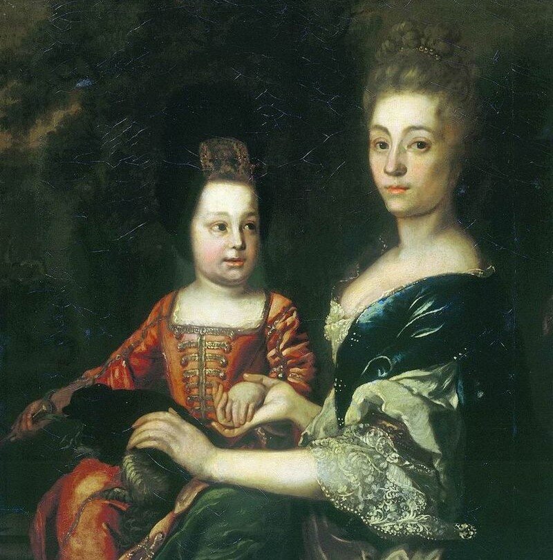 Иван VI на руках у Юлианы фон Магден