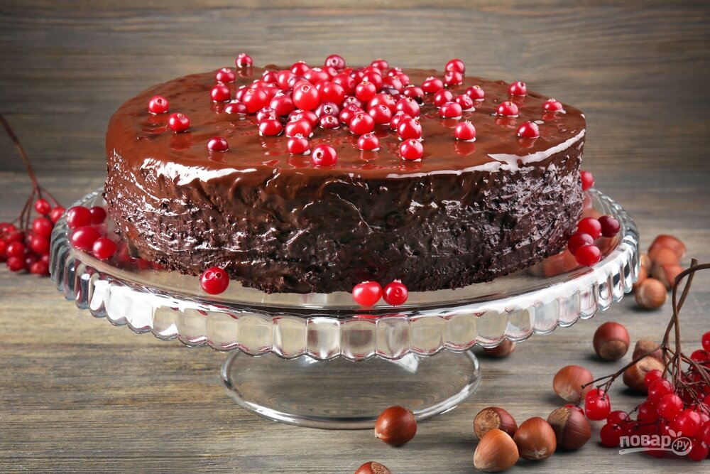 Cranberry Chocolate Cake