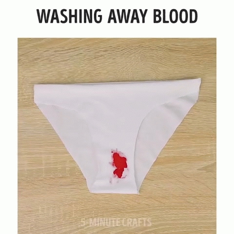 Женские трусы в крови