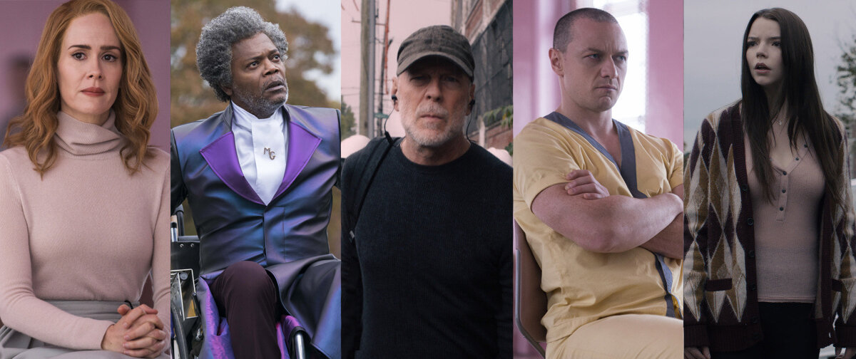      Сара Полсон       Сэмюэл Л. Джексон    Брюс Уиллис       Джеймс МакЭвой   Аня Тейлор-Джой