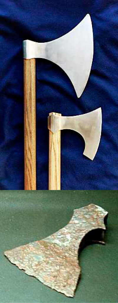 Боевые топоры, репродукция и оригинал